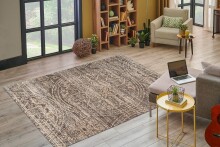 Teppich >Davis< in Beige, 100% Polyester - 170x120cm (LxB)