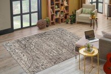 Teppich >Davis< in Grau, 100% Polyester - 170x120cm...