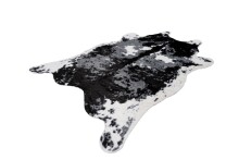 Teppich >Desert< in Schwarz / Weiß, 100% Polyester - 230x160cm (LxB)