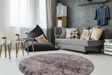 Teppich >Diamond< in Champagner, 100% Polyester -...