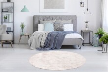 Teppich >Diamond< in Puderrosa, 100% Polyester -...