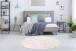 Teppich >Diamond< in Puderrosa, 100% Polyester - 160x160cm (LxB)
