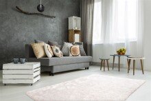 Teppich >Diamond< in Puderrosa, 100% Polyester - 290x200cm (LxB)