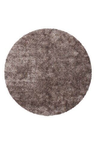 Teppich >Diamond< in Taupe, 100% Polyester - 120x120cm (LxB)