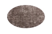 Teppich >Diamond< in Taupe, 100% Polyester - 120x120cm (LxB)
