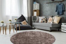 Teppich >Diamond< in Taupe, 100% Polyester -...
