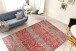 Teppich >Faye< in Multi / Rot, 100% Polyester - 150x75cm (LxB)