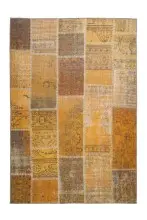 Teppich >Faye< in Gold, 100% Polyester - 180x110cm...