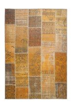 Teppich >Faye< in Gold, 100% Polyester - 150x75cm...