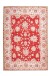 Teppich >Faye< in Rot, 100% Polyester - 180x110cm (LxB)