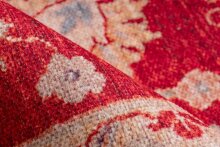 Teppich >Faye< in Rot, 100% Polyester - 150x75cm (LxB)