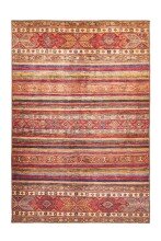Teppich >Faye< in Multi / Rot, 100% Polyester -...