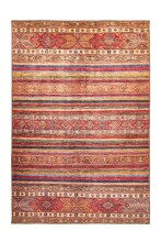 Teppich >Faye< in Multi / Rot, 100% Polyester -...