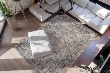 Teppich >Faye< in Multi / Schwarz, 100% Polyester - 180x110cm (LxB)