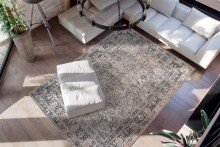 Teppich >Faye< in Multi / Schwarz, 100% Polyester - 230x150cm (LxB)