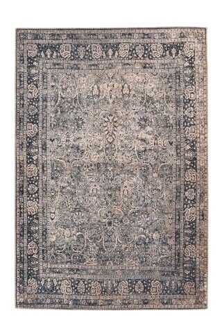 Teppich >Faye< in Multi / Schwarz, 100% Polyester - 330x230cm (LxB)
