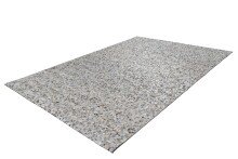 Teppich >Finish< in Grau / Silber, 100% Leder - 150x80cm (LxB)