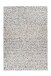 Teppich >Finish< in Grau / Silber, 100% Leder - 150x80cm (LxB)