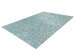 Teppich >Finish< in Türkis / Gold, 100% Leder - 290x200cm (LxB)