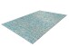 Teppich >Finish< in Türkis / Gold, 100% Leder - 150x80cm (LxB)
