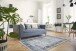 Teppich >Galaxy< in Grau / Blau, 100% Polyester - 180x120cm (LxB)