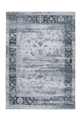 Teppich >Galaxy< in Grau / Blau, 100% Polyester - 290x200cm (LxB)