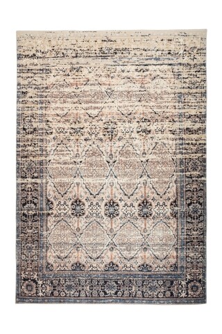 Teppich >Galaxy< in Beige / Blau, 100% Polyester - 180x120cm (LxB)