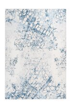 Teppich >Galaxy< in Creme / Blau, 100% Polyester -...