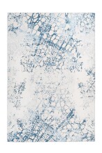 Teppich >Galaxy< in Creme / Blau, 100% Polyester -...
