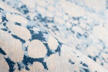 Teppich >Galaxy< in Creme / Blau, 100% Polyester - 290x200cm (LxB)
