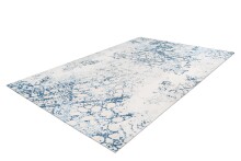Teppich >Galaxy< in Creme / Blau, 100% Polyester - 150x80cm (LxB)