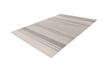 Teppich >Gene< in Creme / Blau, 100% Polypropylen - 170x120cm (LxB)