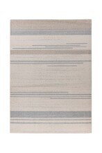 Teppich >Gene< in Creme / Blau, 100% Polypropylen -...