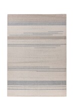 Teppich >Gene< in Creme / Blau, 100% Polypropylen -...