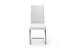 Esszimmerstuhl >Muvo II< (2er Set) in cremeweiß - 43x103x52 (BxHxT)