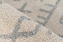 Teppich >Gene< in Creme, 100% Polypropylen - 150x80cm (LxB)