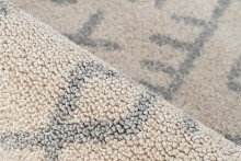 Teppich >Gene< in Creme, 100% Polypropylen - 150x80cm (LxB)