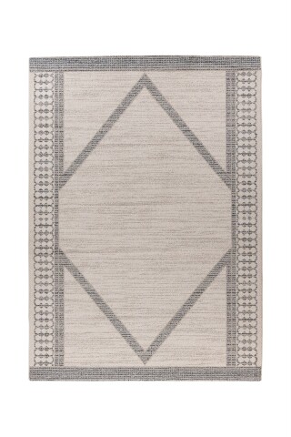 Teppich >Gene< in Beige / Blau, 100% Polypropylen - 170x120cm (LxB)
