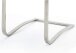 Esszimmerstuhl >Muvo II< (2er Set) in grau aus Echtleder - 43x103x52cm (BxHxT)