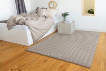 Teppich >Hailey< in Beige, 100% Polyester - 230x160cm (LxB)