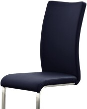 Esszimmerstuhl >Muvo II< (2er Set) in nachtblau - 43x103x52 (BxHxT)