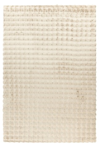 Teppich >Hailey< in Creme, 100% Polyester - 160x120cm (LxB)