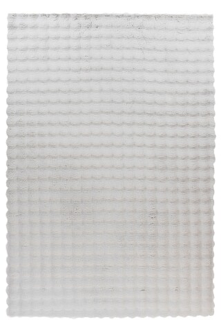 Teppich >Hailey< in Grau, 100% Polyester - 160x120cm (LxB)