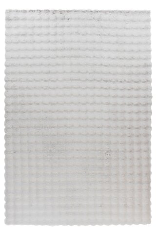 Teppich >Hailey< in Grau, 100% Polyester - 150x80cm (LxB)