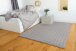 Teppich >Hailey< in Grau, 100% Polyester - 150x80cm (LxB)