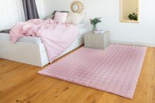 Teppich >Hailey< in Rosa, 100% Polyester - 160x120cm (LxB)