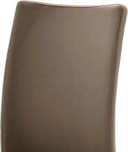 Esszimmerstuhl >Muvo II< (2er Set) in Cappuccino - 43x103x52 (BxHxT)