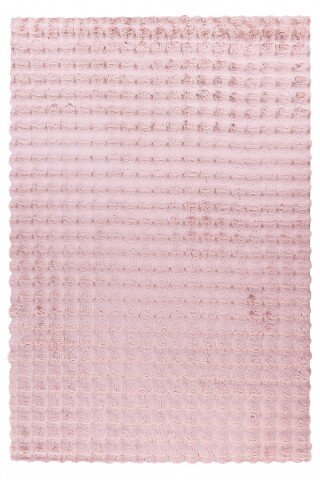 Teppich >Hailey< in Rosa, 100% Polyester - 290x200cm (LxB)