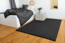 Teppich >Hailey< in Schwarz, 100% Polyester - 230x160cm (LxB)