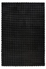 Teppich >Hailey< in Schwarz, 100% Polyester -...